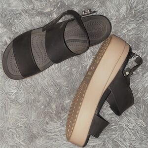 Croc sandals